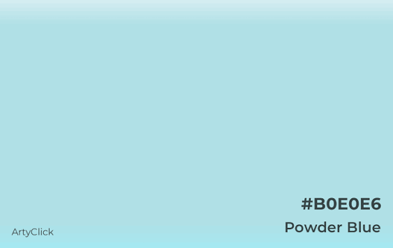 Powder Blue Color | ArtyClick