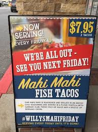 Maybe you would like to learn more about one of these? Fish Tacos Special Picture Of Willy S Mexicana Grill Marietta Tripadvisor