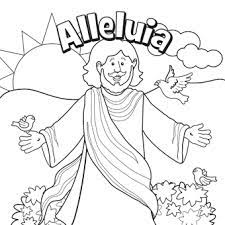 Alleluia no registration required free download thank you. Alleluia Easter Coloring Pages Easter Colouring Easter Sunday School