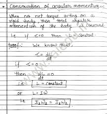 This law of momentum conservation will be the focus of the remainder of lesson 2. Conservation Of Angular Momentum Class 11 Derivation
