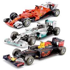 Burago 1 43 Formula One F1 Diecast Model Car Mercedes Farrari Red Bull Race 2019 Burago Carros