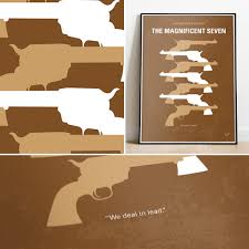 No197 My The Magnificent Seven minimal movie poster | CHUNGKONG