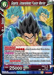 Regarder dragon ball super : Gogeta Unparalleled Fusion Warrior Bt6 015 R Dragon Ball Super Dragon Ball Super Singles Destroyer Kings Bear S Lair Games