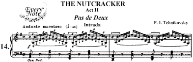 Tchaikovsky Act 2 14 Pas De Deux Piano Sheet Music Download