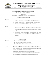 Check spelling or type a new query. Sk Organisasi Kepemudaan Gampong Deuah