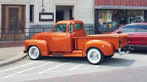 Image result for Orange 1953 Truck