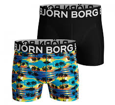 Björn borg unterhosen für herren | finde dein lieblingsteil für untenrum online. Bjorn Borg Sunset Boxers Herren 2 Pack Unterwasche Kleidung Freizeit Sportarten Plutosport
