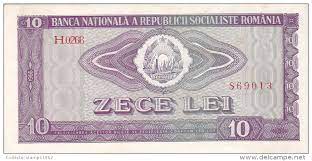 Created with highcharts v8.0.4 custom build. Romania 2058a Banknote 10 Zece Lei 1966 Unc Romania
