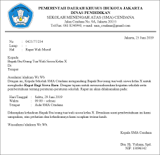 Contoh Surat Dinas Dan Cara Pembuatannya Yang Resmi