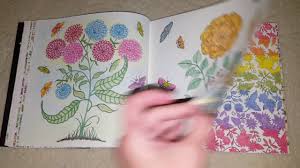 Join colorist queen (new york magazine) johanna basford on a dazzling floral adventure of fantasy if the item details above aren't accurate or complete, we want to know about it. Completed Secret Garden Johanna Basford Youtube