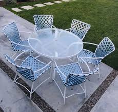 Price Reduced Vintage Brown Jordan Tamiani 7 Piece Dining Set Like New For Sale In Los Angeles Ca Offerup 7 Piece Dining Set Brown Jordan Vintage Patio Furniture