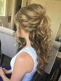 Explore Gallery Of Half Up Half Down Wedding Hairstyles For Medium Length Hair 7 Of 15 Hair Styles Medium Length Hair Styles Wedding Hairstyles Medium Length