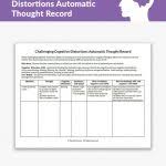 The analysis should point out how your automatic thoughts are unfair, Cbt Worksheets Psychpoint