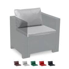 coussins de rechange pour salon de jardin bica grand soleil rotin impermeables etanches 4 places couleur gr cdiscount jardin