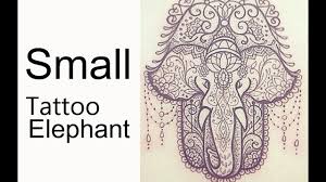 If you believe that in making tattoos, we carve our destiny, than do no doubt that an elephant image is the right choice. Small Elephant Tattoo Ideas Youtube