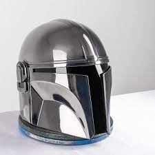 Mandalorian Helmet Cosplay Full Size Replica Beskar Effect Mandalorian Helmet Helmet Mandalorian
