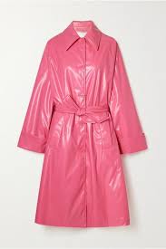 mm6 maison margiela oversized trench coat in pink modesens 外套 色