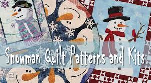 Let him bring a little winter cheer to your decorating. Snowman Quilt Patterns Not Just For The Holidays