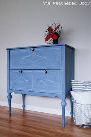 Real milk paint® gallon size covers approximately 280 sq. A Soldier Blue Milk Paint Cabinet With A White Wax Finish The Weathered Door