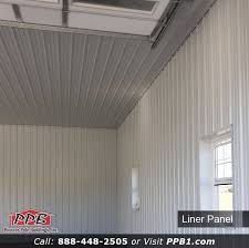 Walls Ceiling Metal Interior Metal Shop Building Corrugated Metal Wall Garage Interior