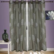Maybe you would like to learn more about one of these? Linenwalas Elegant Rubber Tree Print Design Non Blackout Sheer Long Door Curtain With Eyelet Rings Set Of 2 Olive Green Curtains Door Curtain Sheer Curtain
