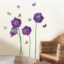 Maybe you would like to learn more about one of these? Walplus Purple Flower Wall Sticker 2 Packs Walmart Com Walmart Com