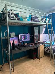 Check spelling or type a new query. Ikea Loft Bed Metal Frame Reserved Till July Furniture Home Living Furniture Bed Frames Mattresses On Carousell
