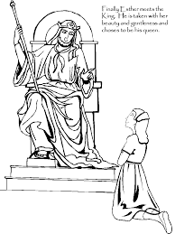 Esther and mordecai coloring page. Esther Coloring Page Coloring Home