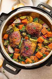 Instant Pot Chicken With Autumn Vegetables Life Made Keto Recipe Instant Pot Dinner Recipes Instant Pot Recipes Chicken Pressure Cooker Recipes Chicken