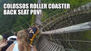 Occasionally, the support structure may be made out of a steel lattice or truss. Colossos Back Seat Roller Coaster Pov Heide Park Germany Youtube