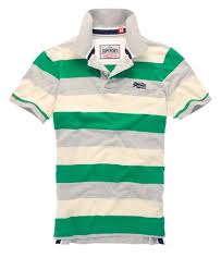 Mens Hoopstripe Polo In Grey Marl Cream Union Green Polo Tisortler Erkek Tisort Tisort Modelleri