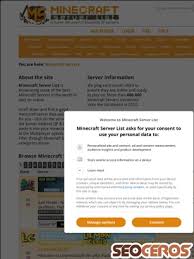 Attention minecraft pe server owners! Mcign Com Review Seo And Social Media Analysis From Seoceros