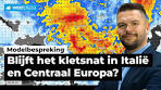 Veel regen in de Alpen en Italië, maar voor hoelang nog ... - YouTube