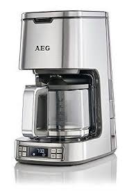 Modern curved design in a high gloss and matte black finish with a black stainless. Aeg 7 Series Digital Filter Coffee Machine 1100 W Stainless Steel View Filter Coffee Machine Aeg Coffee Machine