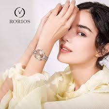 RORIOS Donna Orologio Analogico Al Quarzo in Oro Rosa Acciaio Inossidabile  Elegante Orologio da Polso Semplice Fashion Orologio da Donna : Amazon.it:  Moda