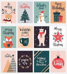 Hand Drawn Christmas Greeting Cards Christmas Card Illustration Christmas Graphic Design Christmas Graphics