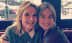 Cressida Bonas cuddles up to mother Lady Mary Gaye Curzon