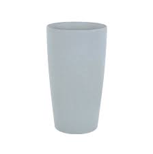 Grey plastic plant pots outdoor. Buy Stone Effect Tall Plastic Planters Azuma Outdoor Azumaoutdoor