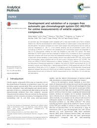 Other components may be ionized by simply passing through the fids flame. Pdf Development And Validation Of A Cryogen Free Automatic Gas Chromatograph System Gc Ms Fid For Online Measurements Of Volatile Organic Compounds