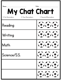 sarahs first grade snippets individual behavior chart freebies