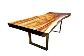 The main factor that determines price on a live edge table is how the top is made. Custom Live Edge Dining Tables Free Shipping