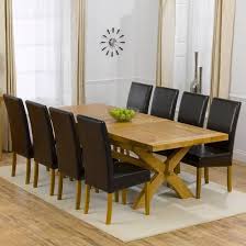 Oak Dining Room Table And 8 Chairs Oak Dining Room Table Oak Dining Room Oak Extending Dining Table