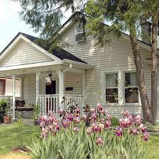 Broad Ripple Bungalow Indianapolis Reminds Me Of My Grandma And Grandpa S Home In Ohio The Irises Are Per House Exterior Cute Little Houses Beautiful Homes