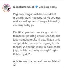 Suami tak pernah halang saya aktif berlakon, tetapi saya masih tidak mampu berenggang dengan anak yang masih kecil, katanya yang mendirikan rumah tangga dengan datuk aliff firdaus abdul hadi pada. Niena Baharun Hamil Anak Kedua Hot Fm