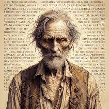 Shaman don Juan Matus from the book by Carlos Castaneda Prompt...Don Juan  Matus wears a tattered waistcoat, missing buttons and frayed cuffs  revealing sun-kissed skin. His pants, patched and exposed, stick to