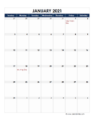 Kalender pendidikan madrasah tahun 2020/2021 telah resmi dikeluarkan oleh dirjen pendis kemenag melalui surat. Printable 2021 Excel Calendar Templates Calendarlabs