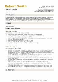 This is the general standard for most resumes and something you should strive for. Criminal Justice Resume Samples Qwikresume