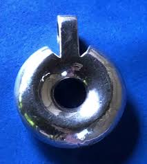 Signed Simon Sebbag Sterling Modernist Pendant