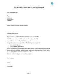 Authorization letter template to claim passport if you want to collect your passport you will be notified by the post to collect a passport once it is ready, an acknowledgement card will be mailed to you within one week. Authorization Letter To Claim Passport Identity Document Passport