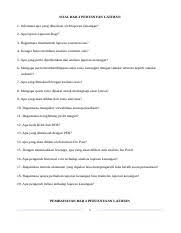 Maybe you would like to learn more about one of these? Problem Bab 4 5 6 Docx Soal Bab 4 Pertanyan Latihan 1 Informasi Apa Yang Diberikan Oleh Laporan Keuangan 2 Apa Tujuan Laporan Rugi 3 Bagaimana Course Hero